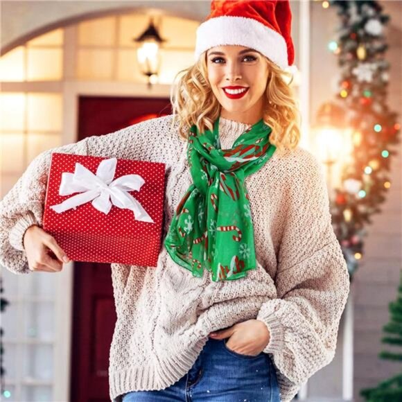 Fashion Scarf for Women - Lightweight Shawl Wrap for Spring, Summer & Winter - Picture 7 of 8